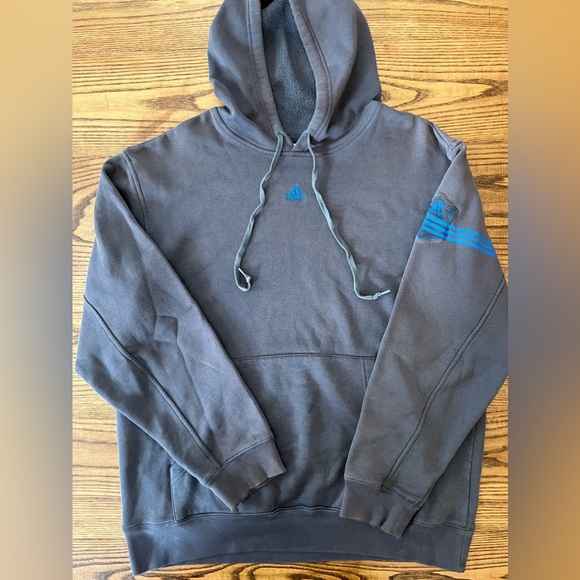 adidas Other - Vintage Y2K Adidas‎ Center Trefoil Hoodie Streetwear Sweatshirt